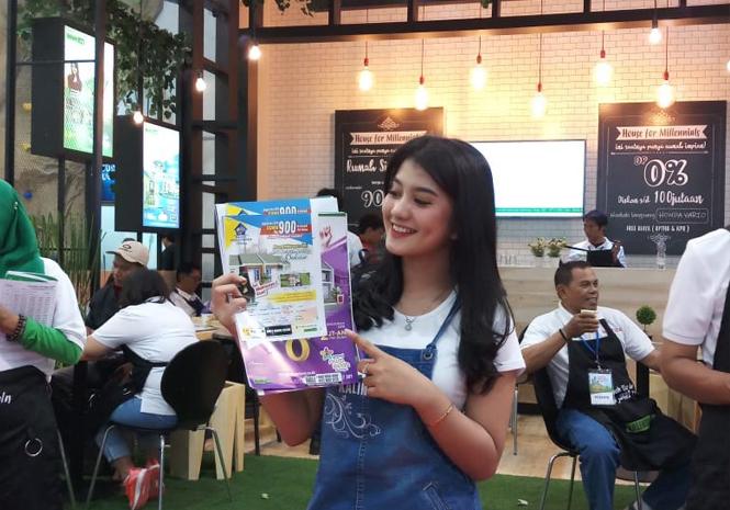 Keseruan Barista KALINDO LAND di INDONESIA PROPERTI EXPO 2018