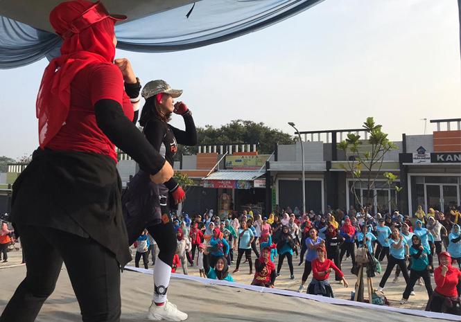 Meriahnya acara Sabtu Ceria di Permata Nusa Indah Situsari